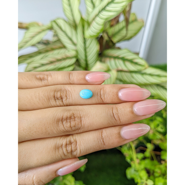 0.93 Ct. Cabochon Turquoise from Persia