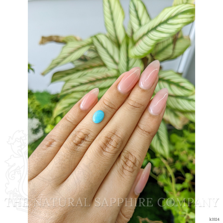 0.89 Ct. Cabochon Turquoise from Persia