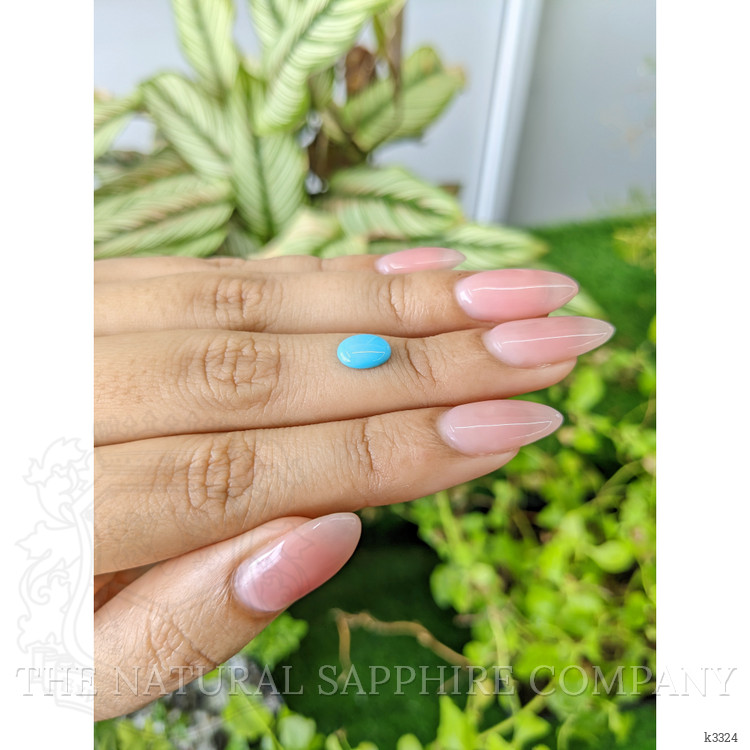 0.89 Ct. Cabochon Turquoise from Persia