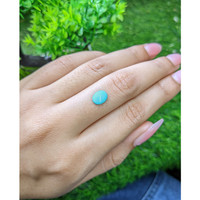 0.72 Ct. Cabochon Turquoise from Persia Life Style