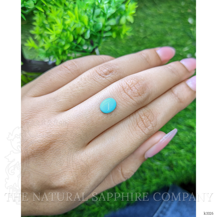 0.72 Ct. Cabochon Turquoise from Persia