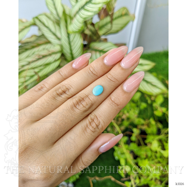 0.72 Ct. Cabochon Turquoise from Persia