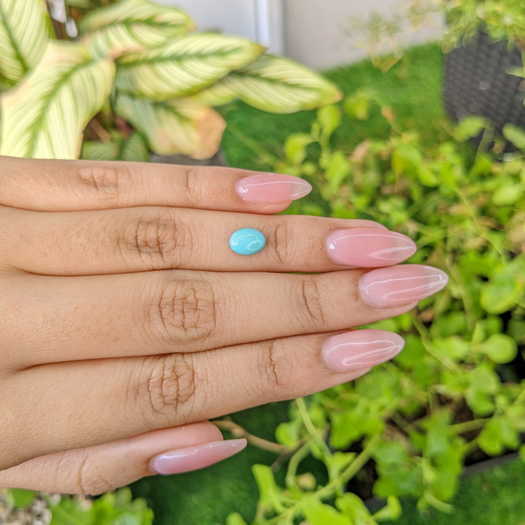 0.83 Ct. Cabochon Turquoise from Persia