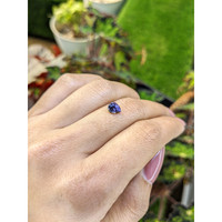 0.93 Ct. Purple Spinel from Ceylon (Sri Lanka) Life Style