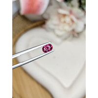 0.69 Ct. Pinkish Purple Rhodolite Garnet from Ceylon (Sri Lanka) Life Style