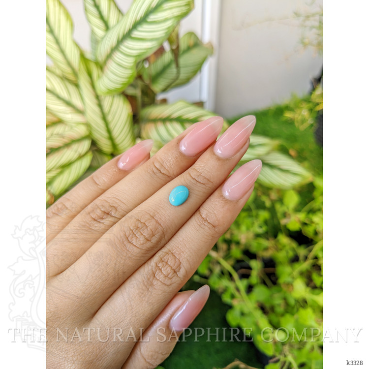 0.86 Ct. Cabochon Turquoise from Persia