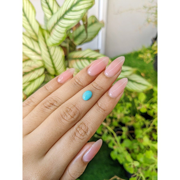 0.86 Ct. Cabochon Turquoise from Persia