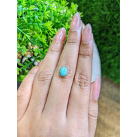 0.86 Ct. Cabochon Turquoise from Persia Life Style