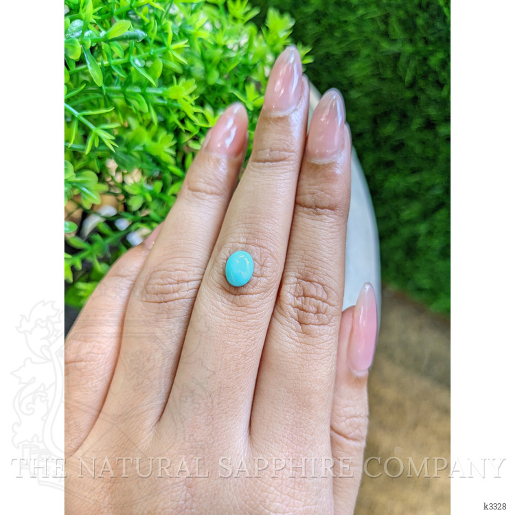 0.86 Ct. Cabochon Turquoise from Persia
