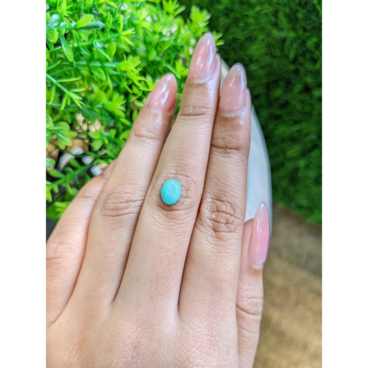 0.86 Ct. Cabochon Turquoise from Persia