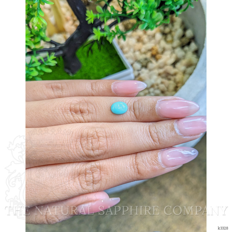 0.86 Ct. Cabochon Turquoise from Persia