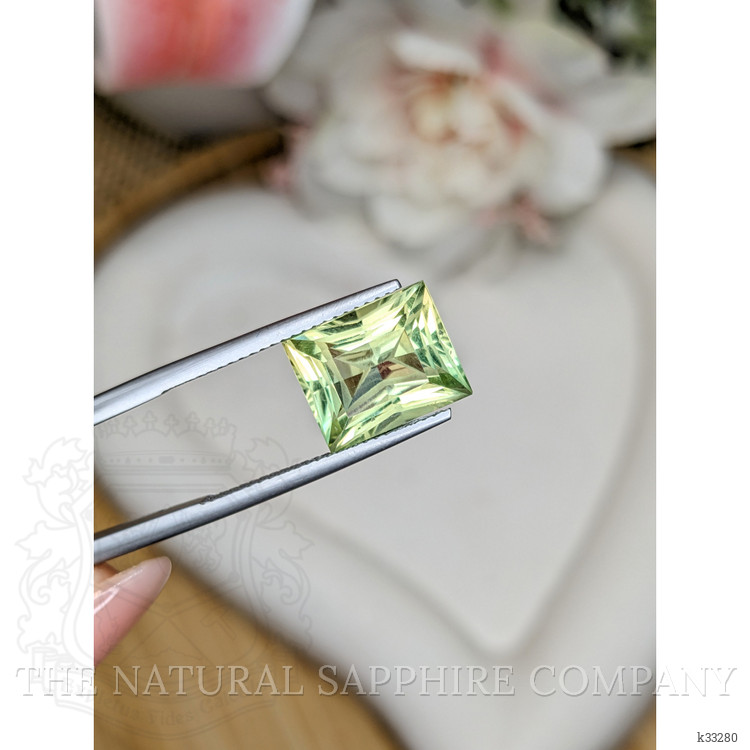 4.82 Ct. Yellowish Green Prasiolite from Brazil