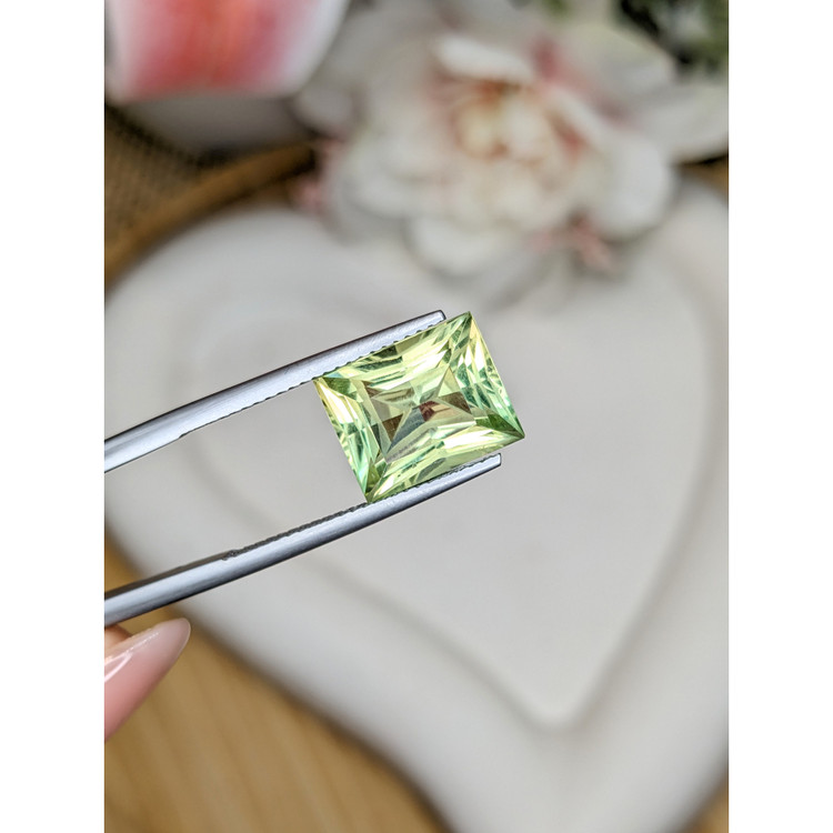 4.82 Ct. Yellowish Green Prasiolite from Brazil