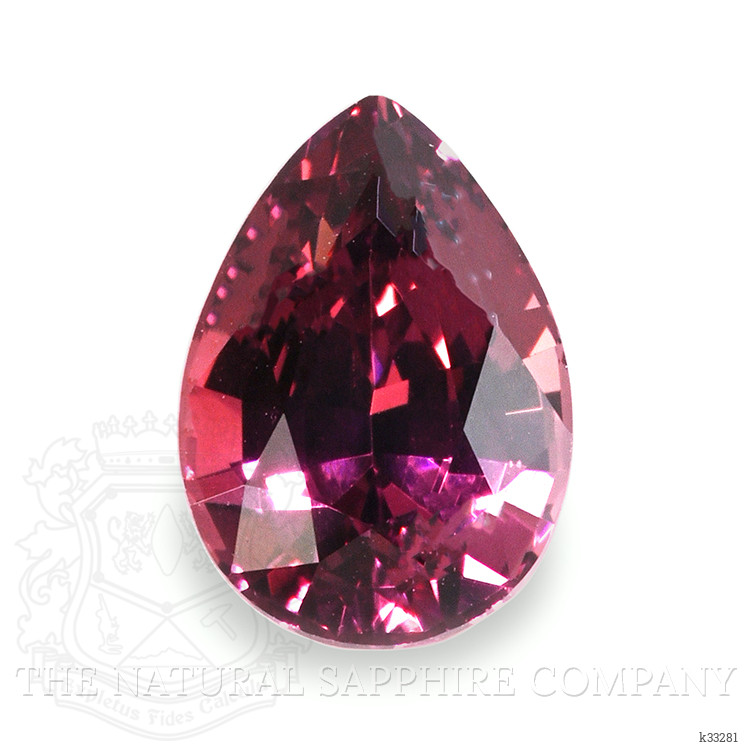 1.16 Ct. Purplish Red Rhodolite Garnet from Ceylon (Sri Lanka)