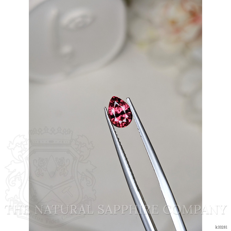 1.16 Ct. Purplish Red Rhodolite Garnet from Ceylon (Sri Lanka)