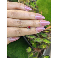 1.16 Ct. Purplish Red Rhodolite Garnet from Ceylon (Sri Lanka) Life Style