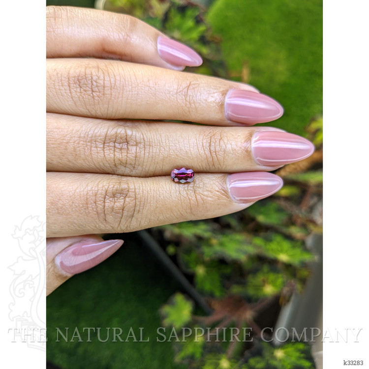 0.90 Ct. Pinkish Purple Rhodolite Garnet from Ceylon (Sri Lanka)