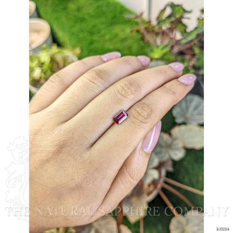 1.20 Ct. Reddish Purple Rhodolite Garnet from Ceylon (Sri Lanka)