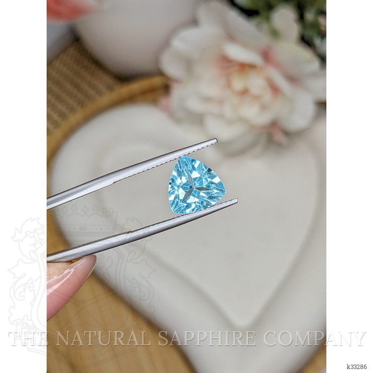 4.19 Ct. Sky Blue Topaz from Ceylon (Sri Lanka)