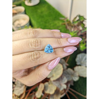 4.19 Ct. Sky Blue Topaz from Ceylon (Sri Lanka) Life Style
