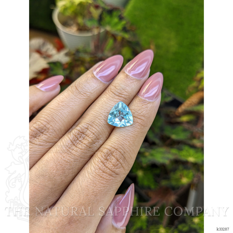 5.00 Ct. Swiss Blue Topaz from Ceylon (Sri Lanka)