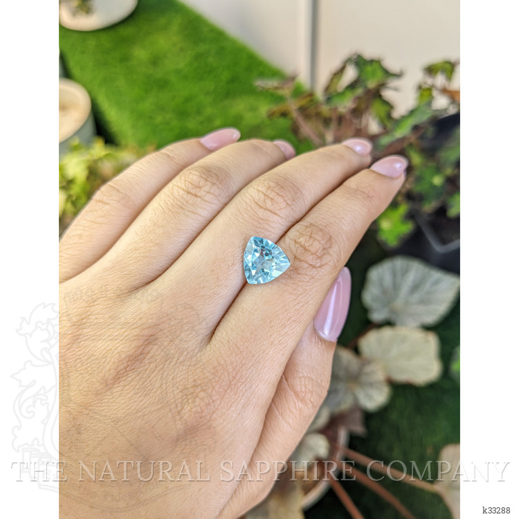 4.90 Ct. Swiss Blue Topaz from Ceylon (Sri Lanka)
