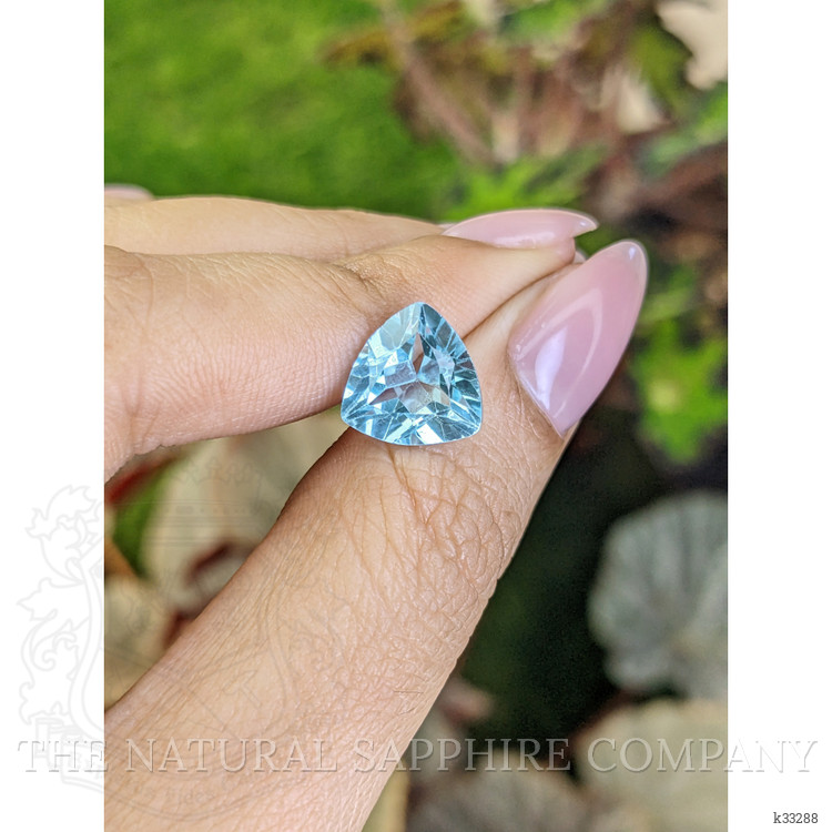 4.90 Ct. Swiss Blue Topaz from Ceylon (Sri Lanka)