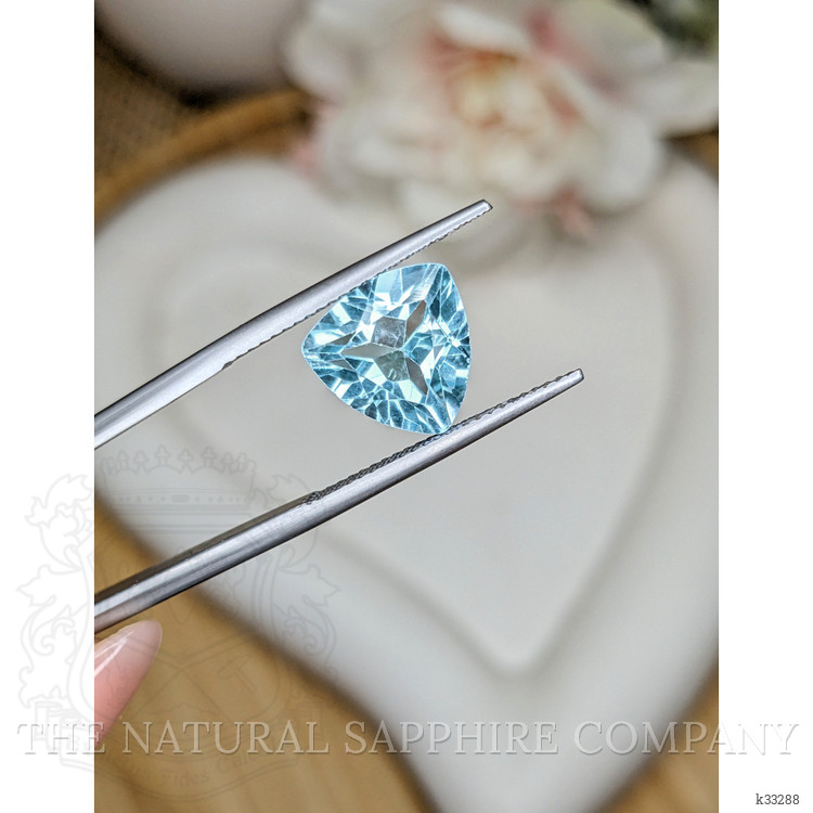4.90 Ct. Swiss Blue Topaz from Ceylon (Sri Lanka)