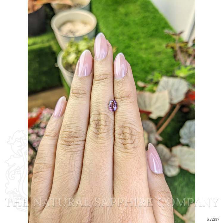 0.82 Ct. Purple Spinel from Ceylon (Sri Lanka)