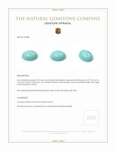 0.94 Ct. Cabochon Turquoise from Persia Appraisal