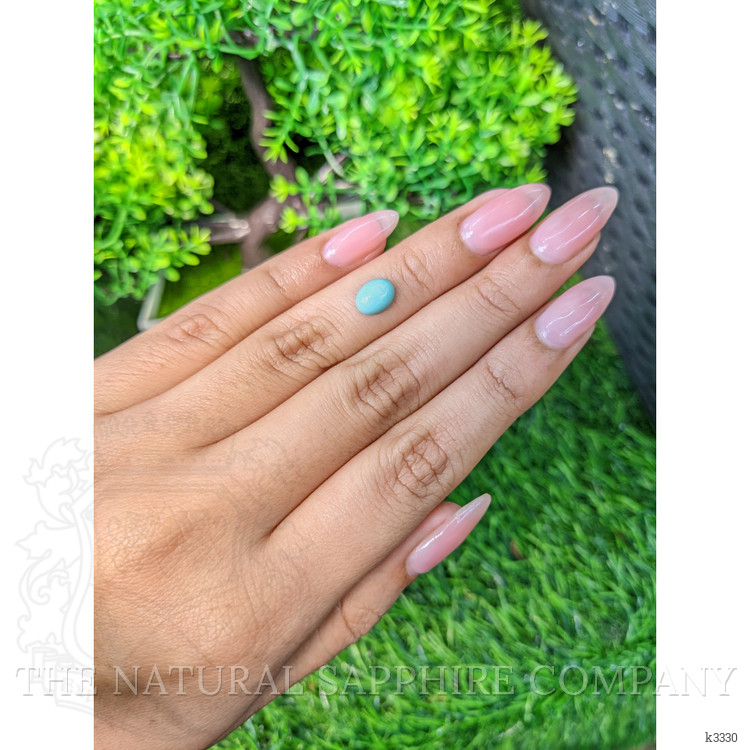 0.94 Ct. Cabochon Turquoise from Persia