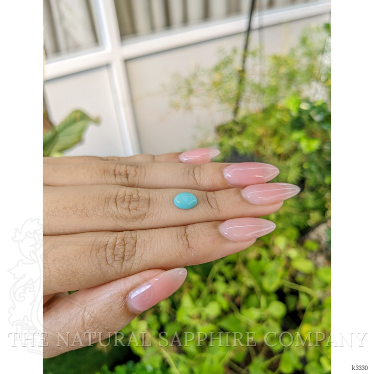 0.94 Ct. Cabochon Turquoise from Persia