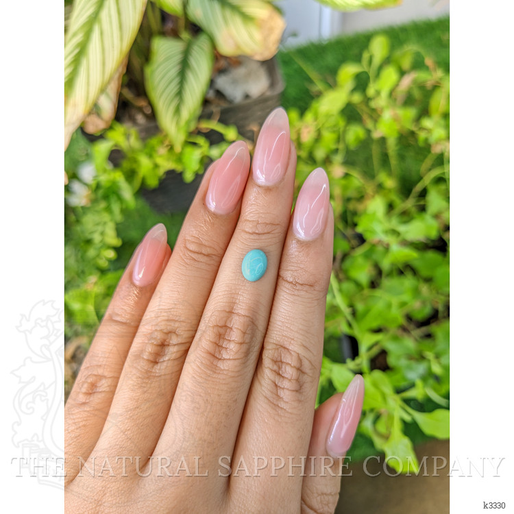 0.94 Ct. Cabochon Turquoise from Persia