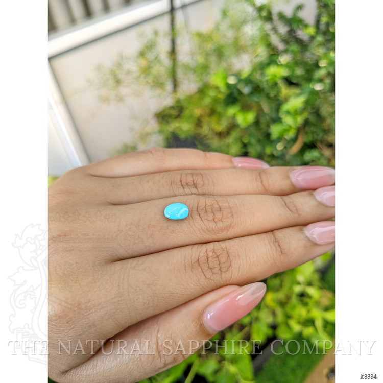 0.86 Ct. Cabochon Turquoise from Persia