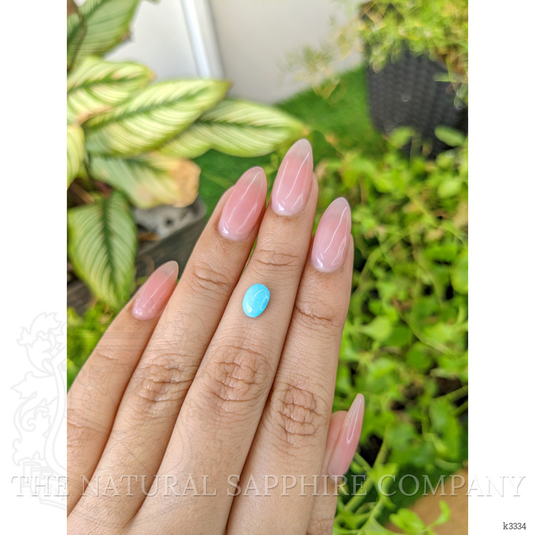 0.86 Ct. Cabochon Turquoise from Persia