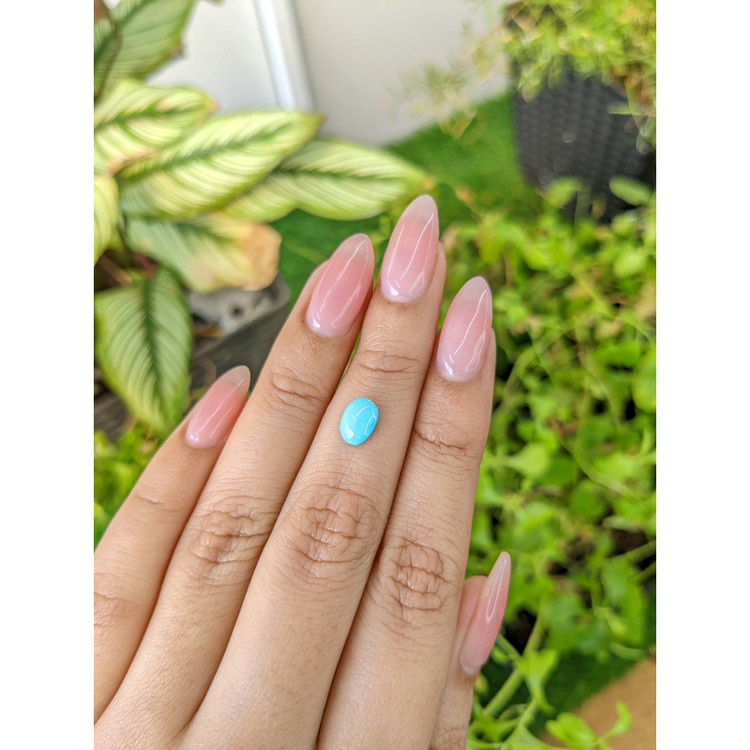 0.86 Ct. Cabochon Turquoise from Persia