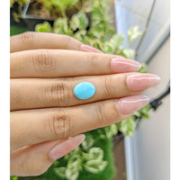 3.49 Ct. Cabochon Turquoise from Persia Life Style