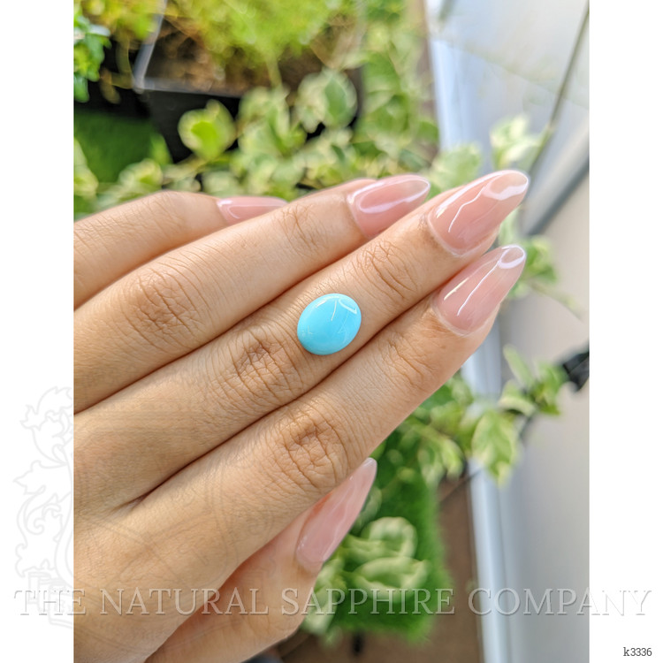 3.49 Ct. Cabochon Turquoise from Persia