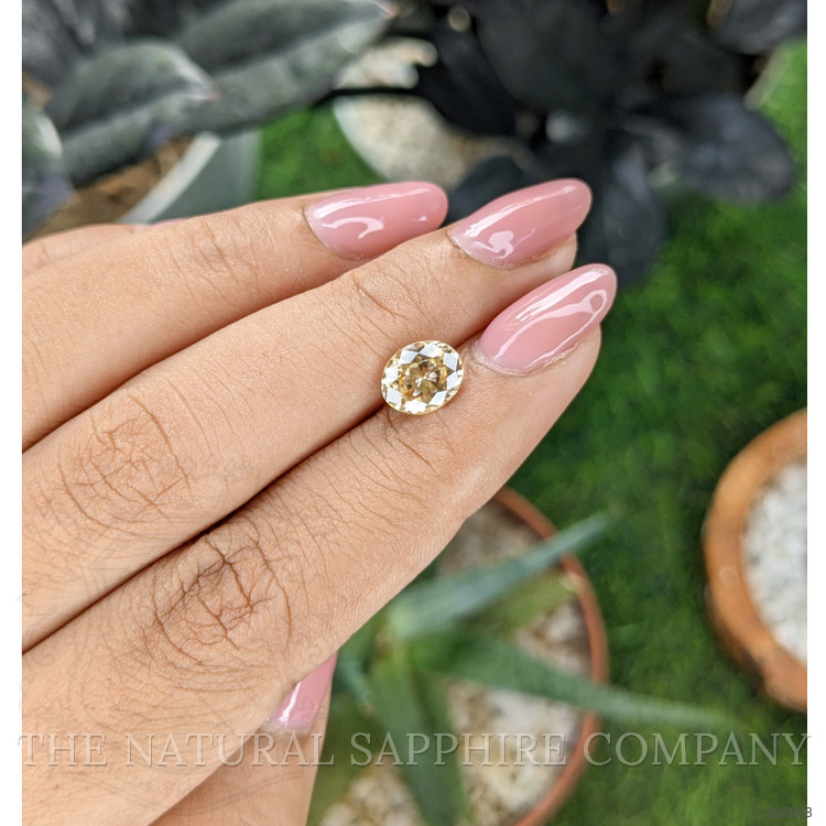 2.13 Ct. Brownish Yellow Zircon from Ceylon (Sri Lanka)