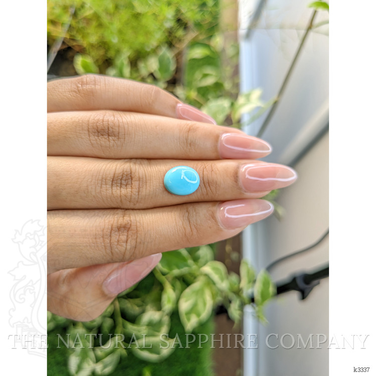 3.57 Ct. Cabochon Turquoise from Persia