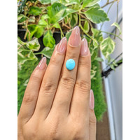 3.57 Ct. Cabochon Turquoise from Persia Life Style