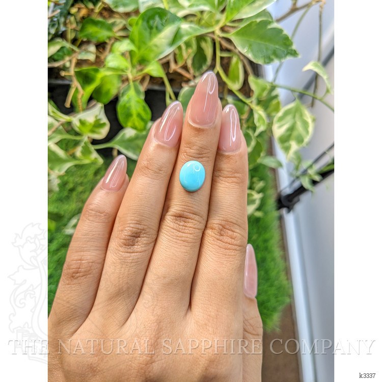 3.57 Ct. Cabochon Turquoise from Persia