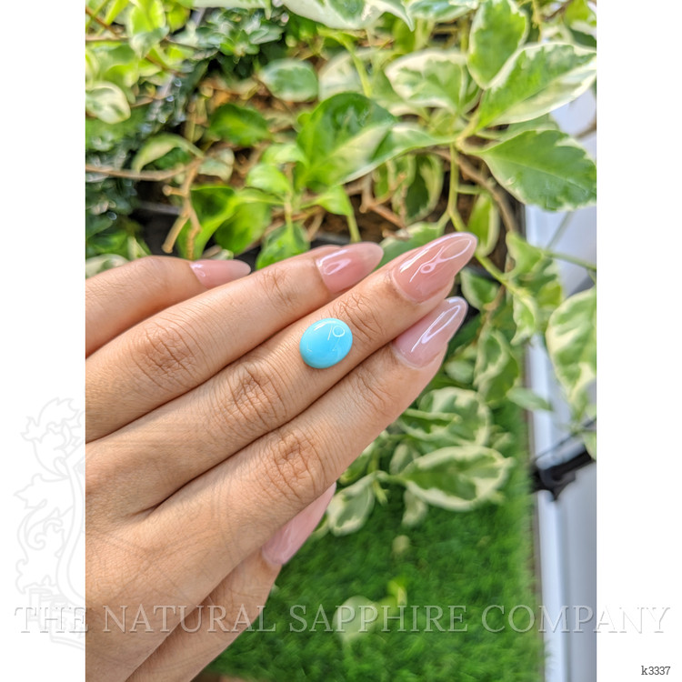 3.57 Ct. Cabochon Turquoise from Persia