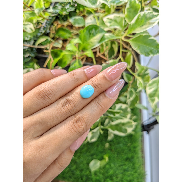 3.57 Ct. Cabochon Turquoise from Persia