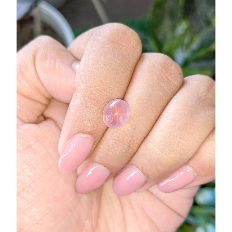 2.78 Ct. Pink Cabochon Star Rose Quartz