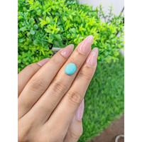 3.47 Ct. Cabochon Turquoise from Persia Life Style