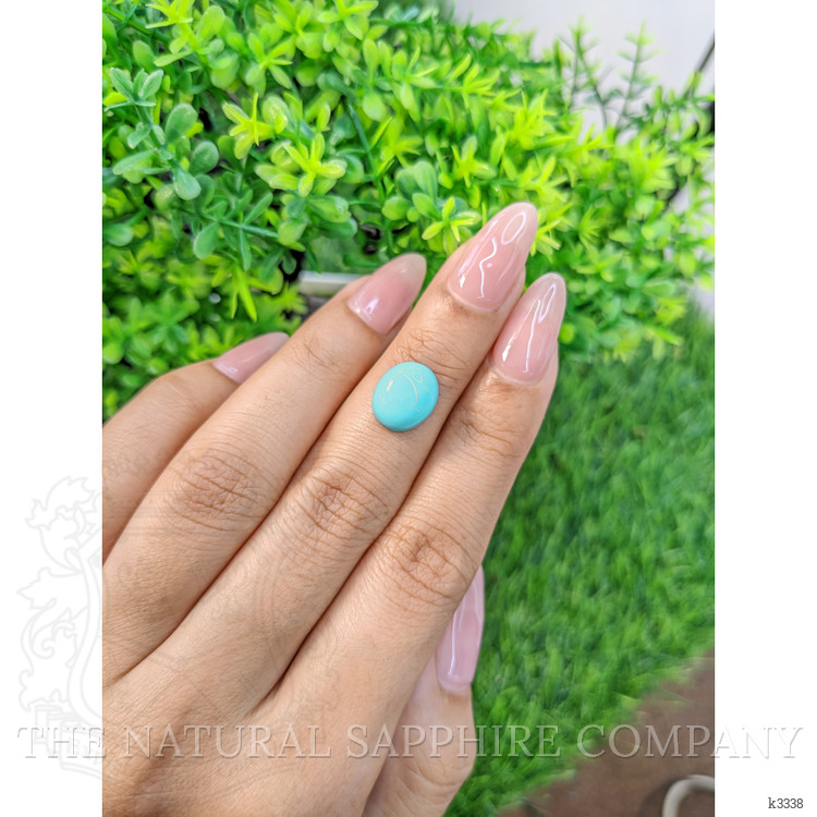 3.47 Ct. Cabochon Turquoise from Persia