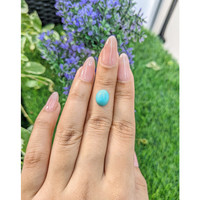 1.30 Ct. Cabochon Turquoise from Persia Life Style