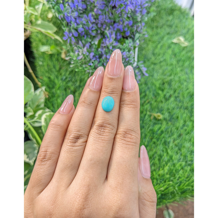 1.98 Ct. Cabochon Turquoise from Persia