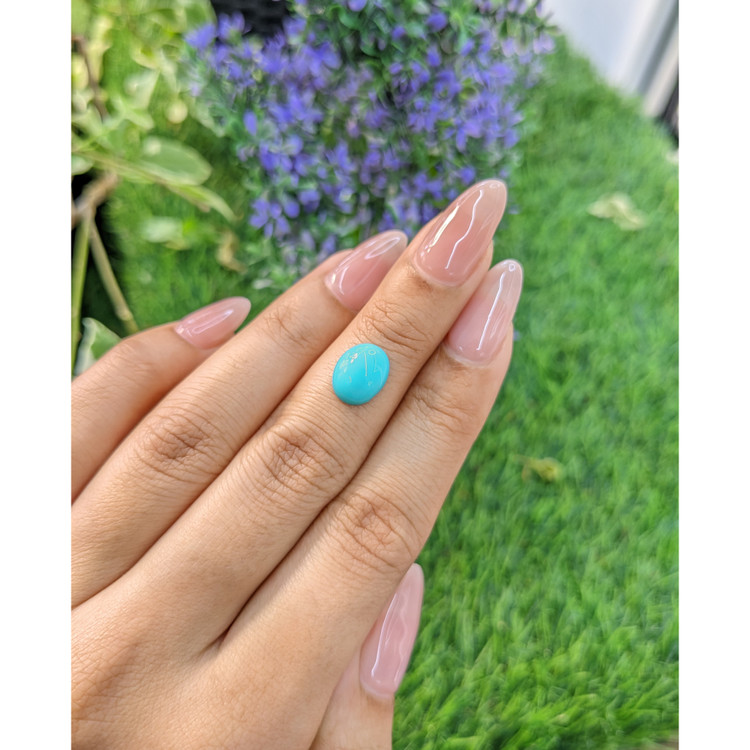 1.98 Ct. Cabochon Turquoise from Persia